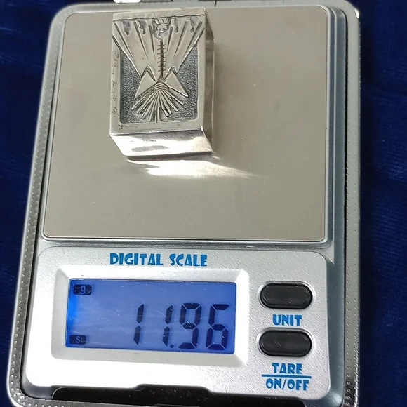 Navajo Harvest Sterling Silver Range Belt Set Signed - Picture 9 of 16